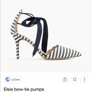 J. CREW SZ9 Elsie Bow-tie pumps
